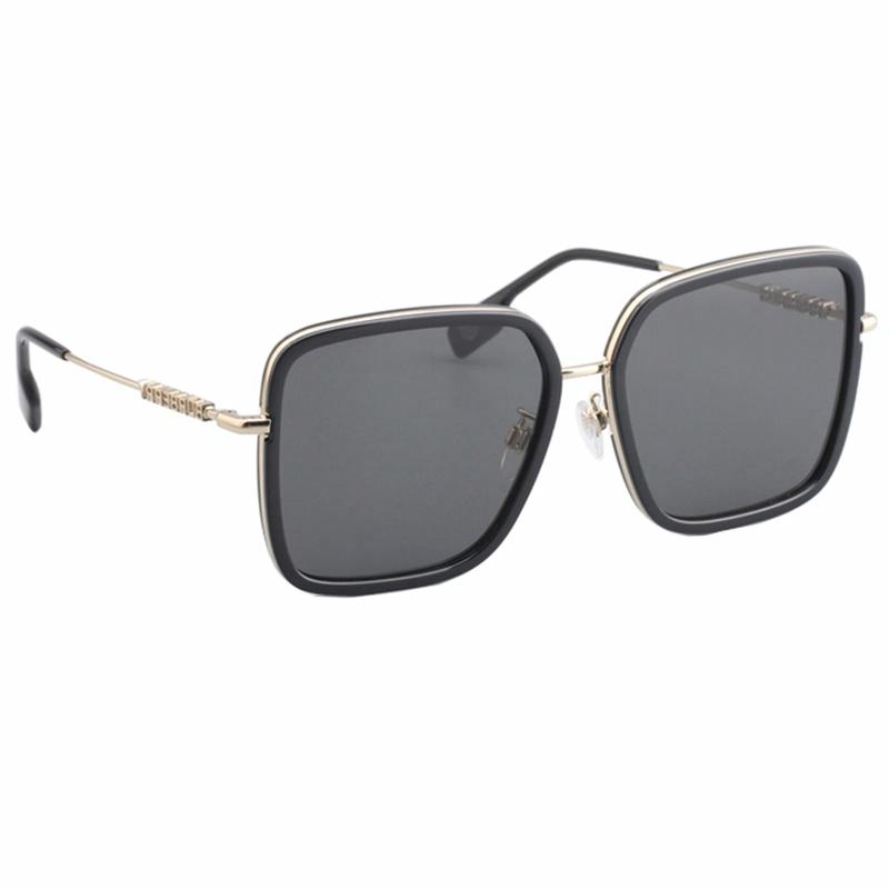 Солнцезащитные очки Burberry BE3145D (черный) — фото 6