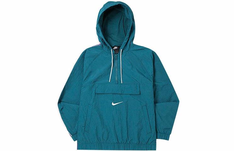 Мужская куртка Nike NSW Big Swoosh (сине-зеленая) — фото 2