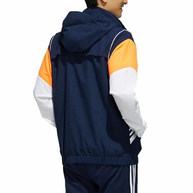 Мужская куртка adidas neo M CS CLBLCKD WB (темно-синяя) — фото 4