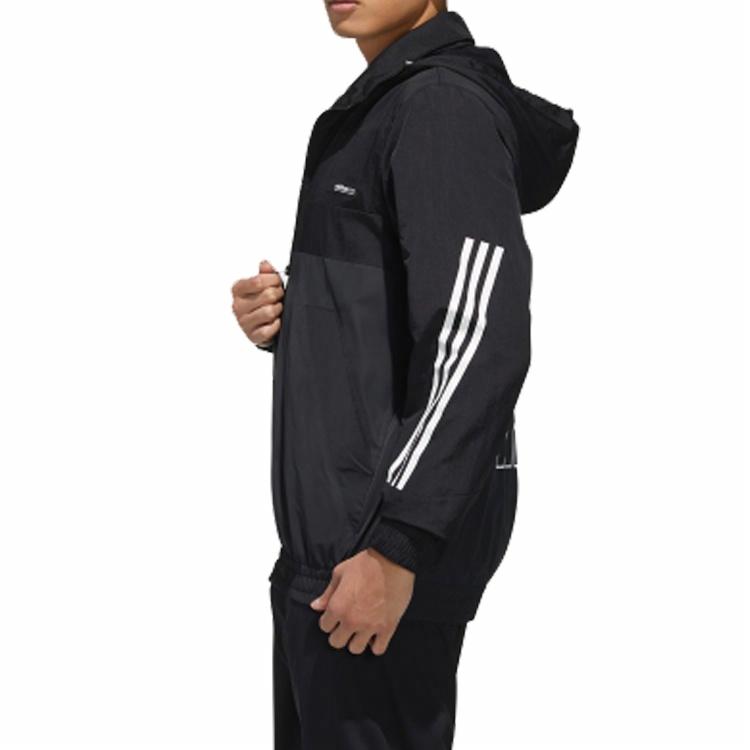 Мужская куртка adidas neo M SS WRMLN WB (черная) — фото 5