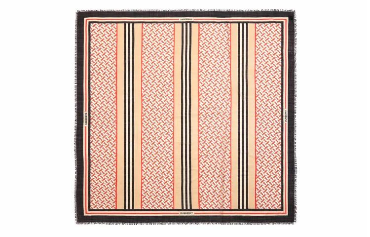 Шарф Burberry TB (оранжевый)