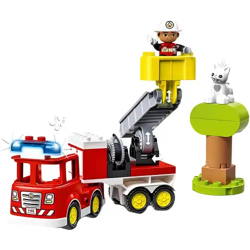 LEGO LEGO Duplo Series Rescue Fire Truck Plastic Building Blocks 21pcs 10969