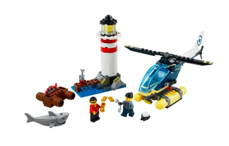 LEGO LEGO City Series Elite Police Lighthouse Chase Building Bricks 189pcs 60274
