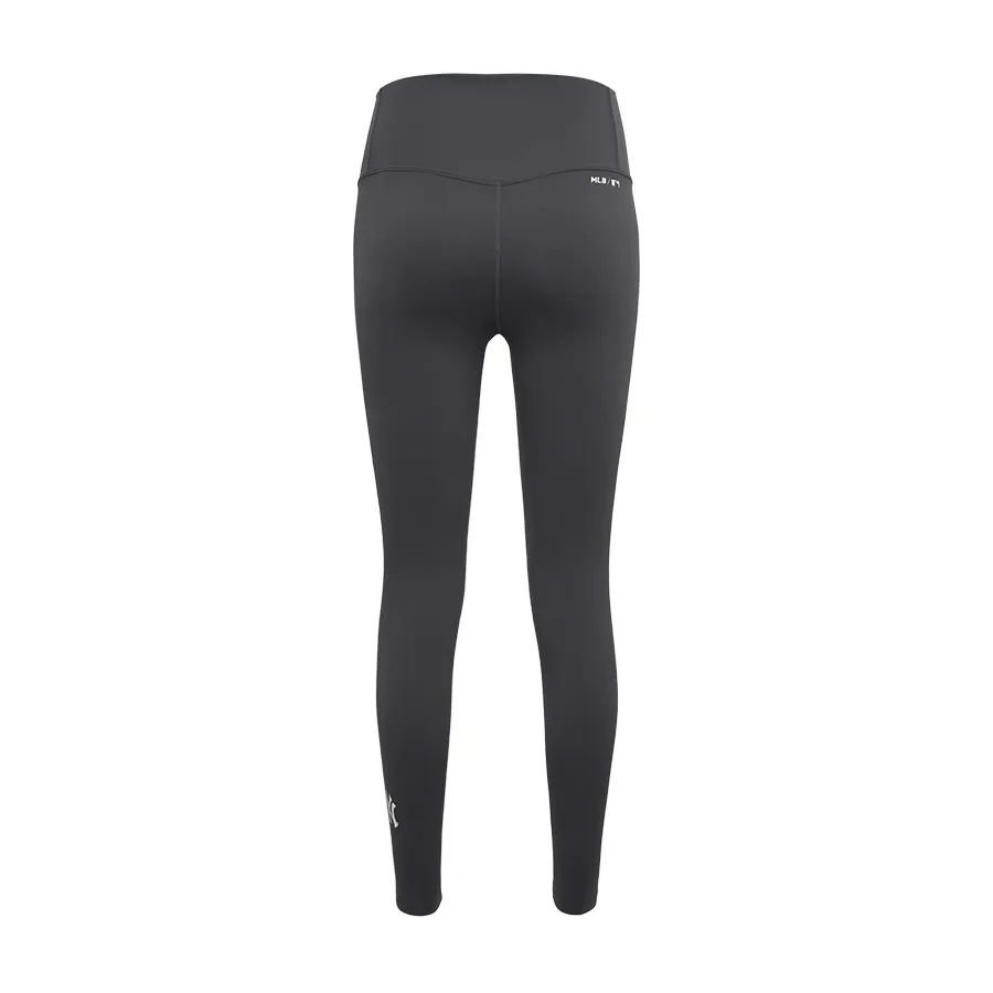MLB FW22 Classic Small Logo Solid Color Slim Fit Fleece Lined Butt Lifting Base Layer Ankle Length Pants