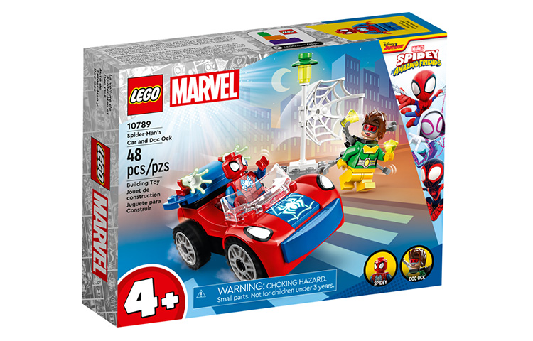 LEGO LEGO Superhero Series Spider-Man Cool Car and Doctor Octopus Building Bricks 48pcs 10789
