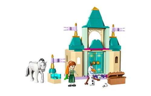 LEGO LEGO Disney Princess Series Anna and Olaf's Happy Castle Building Blocks 0-300pcs 43204