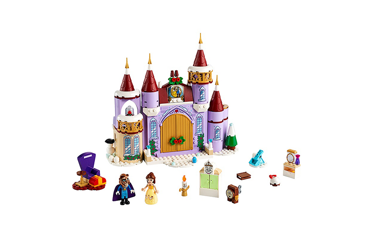 LEGO LEGO x Disney/Disney Disney Series Beauty and the Beast Belle's Winter Castle Celebration Plastic Building Blocks 0-300pcs 43180
