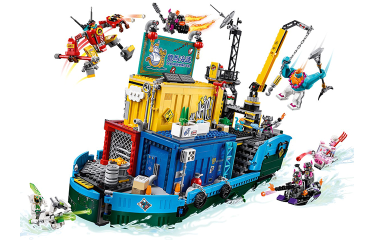 Конструктор LEGO Monkie Kid Морская база Манки Кида (разноцветный)