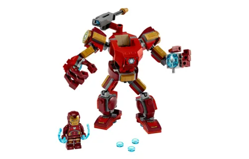 LEGO LEGO Superhero Series Marvel Iron Man Mecha Building Blocks 148pcs 76140