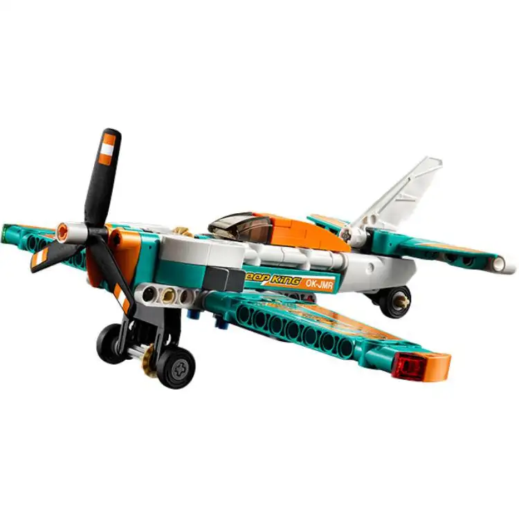 LEGO Lego, mechanical Olympic movable airplane, constructor, science and technology