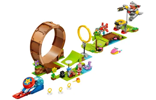 LEGO LEGO Sonic Series Sonic's Green Hill Swing Challenge Bricks 802pcs 76994
