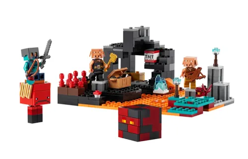 LEGO LEGO Minecraft Series Netherworld Fortress Building Blocks 300 pcs/pzs 21185