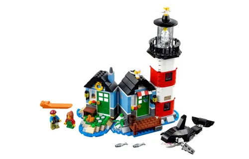 LEGO LEGO Creator 3-in-1 Lighthouse Island Bricks 528pcs 31051
