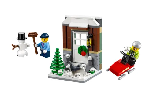 LEGO Lego winter fun plastic building blocks 107pcs 40124