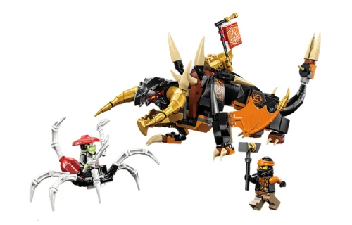 LEGO LEGO NINJAGO Series NINJAGO Character NINJAGO Kou's Earth Dragon EVO Bricks 285pcs 71782