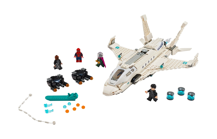 LEGO LEGO Superhero Series Marvel Spider-Man Iron Man Fighter and Drone Attack Building Bricks 301-600pcs 76130