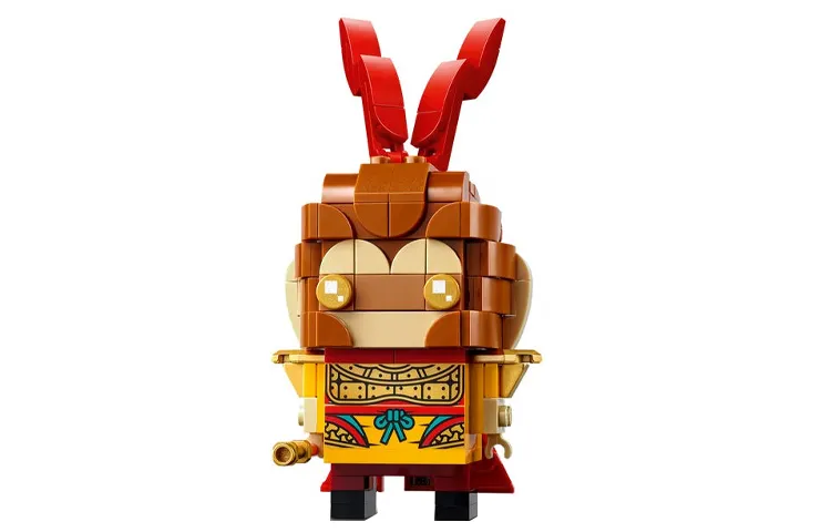 LEGO LEGO Brickhead Zai Monkey King Series Sun Wukong Limited Edition Building Block Doll 0-300pcs 40381