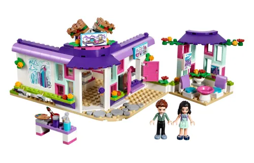 LEGO LEGO Friends Series Emma's Art Cafe Plastic Building Blocks 378pcs LEGO41336