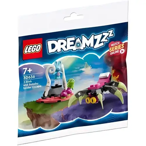 LEGO LEGO Dream City Hunter Series Xiaobo and the Spotted Spider Escape Building Kit Building Blocks 44pcs 30636
