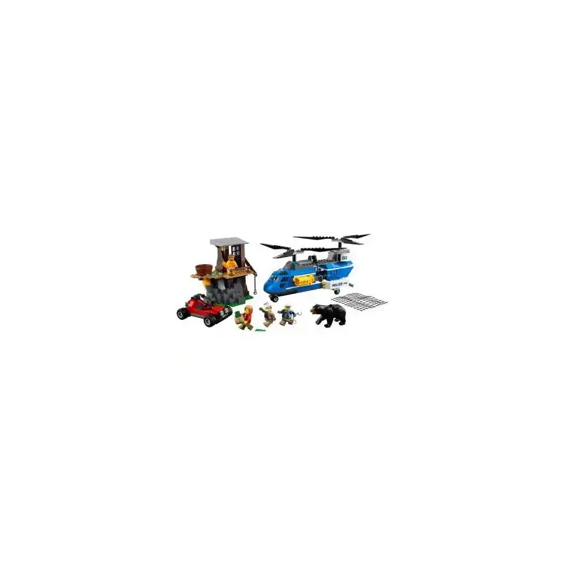 LEGO LEGO City Series Mountain Police Air Pursuit Bricks 303pcs 60173