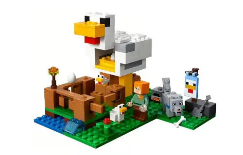 LEGO LEGO Minecraft Series Chicken Coop Plastic Building Blocks 198pcs 21140