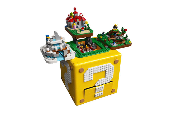 LEGO LEGO Super Mario Series Mario Mario 64 Question Mark Brick Building Blocks 2001-5000pcs 71395
