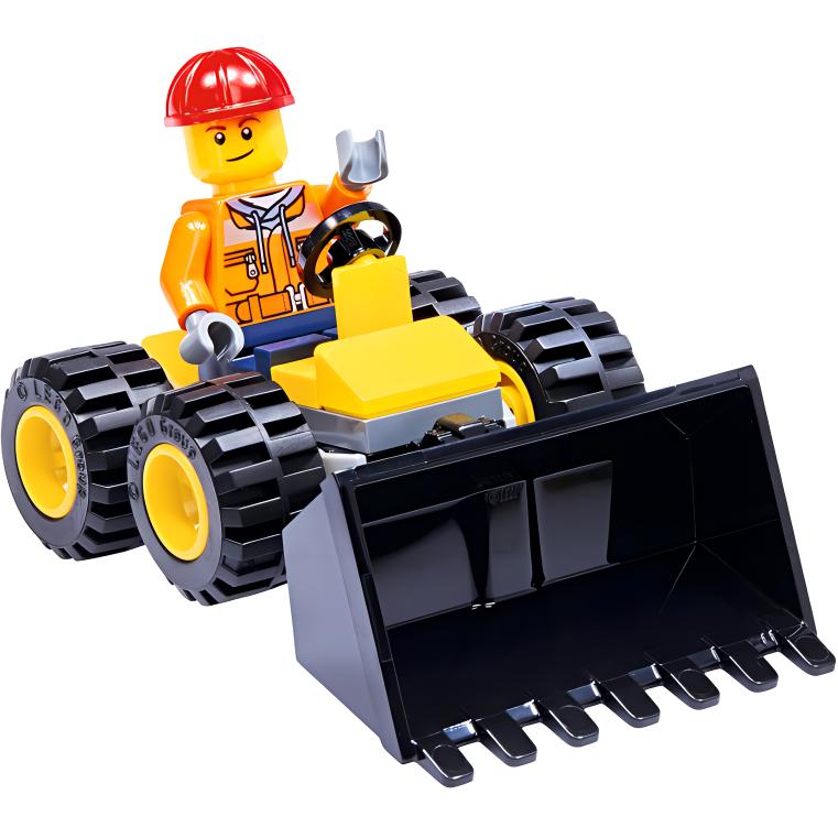 LEGO LEGO City Series Construction Workers + Excavators (Comes with Lego City Episode 32 Magazine) Minifigure Set Plastic Building Blocks 0-300pcs 21072010110128
