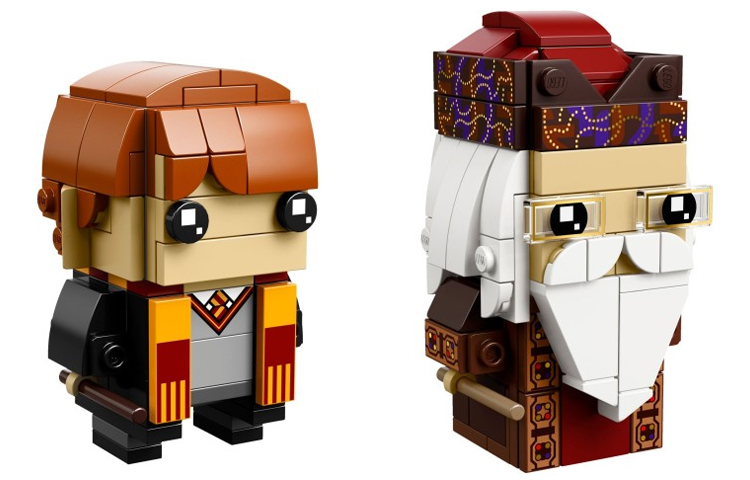 Конструктор LEGO BrickHeadz Рон и Дамблдор (разноцветный)