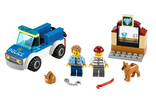 LEGO LEGO City Series Police Dog Commando Building Blocks 67pcs 60241