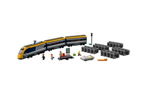 LEGO LEGO City Series Passenger Train Fun Plastic Building Blocks 677pcs 60197