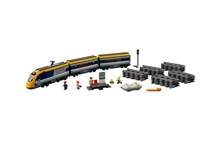 LEGO LEGO City Series Passenger Train Fun Plastic Building Blocks 677pcs 60197