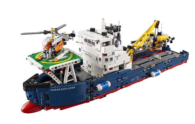 LEGO LEGO Technology Machinery Set Ocean Exploration Vessel Building Bricks 1001-2000pcs 42064