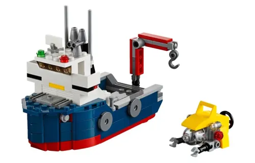 LEGO LEGO Creator 3-in-1 Ocean Exploration Ship Building Blocks 0-300pcs 31045