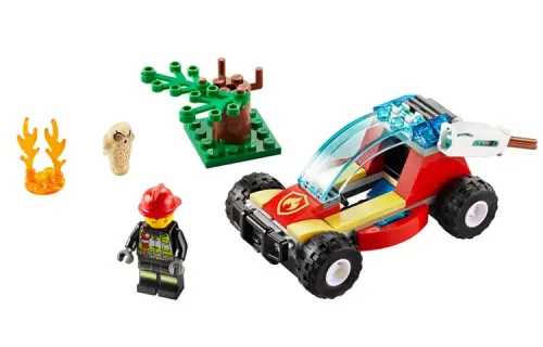 LEGO LEGO City Series Forest Fire Rescue Plastic Building Blocks 0-300pcs 60247