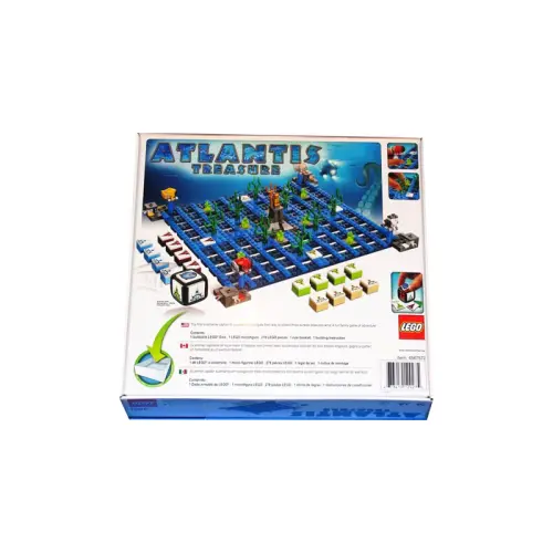 LEGO LEGO Board Game Atlantis Treasure Atlantis Treasure Building Blocks 0-300pcs 3851y