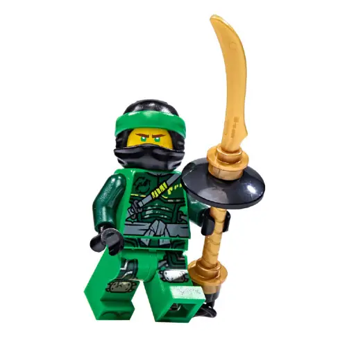 LEGO LEGO NINJAGO Series Lloyd Minifigure Super Golden Sword Building Block Figure 0-300pcs 46-599