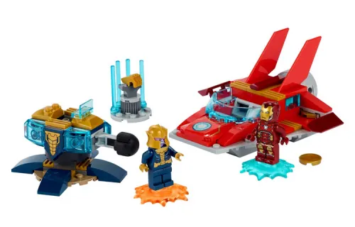 LEGO Lego Superhero Series Marvel Iron Man Series Iron Man vs. Thanos Building Blocks 103pcs 76170