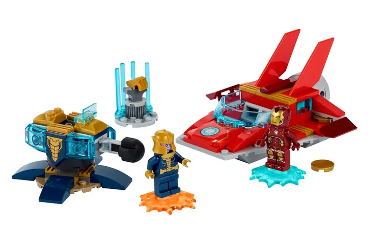 LEGO Lego Superhero Series Marvel Iron Man Series Iron Man vs. Thanos Building Blocks 103pcs 76170