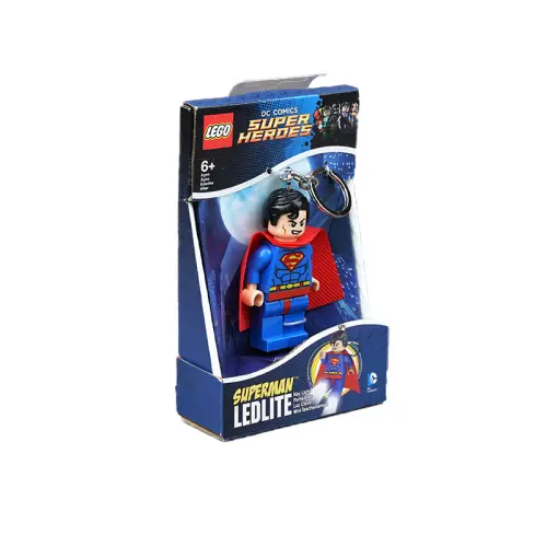 LEGO LEGO Superhero Series Superman Luminous Keychain Building Bricks 0-300pcs LGLKE39