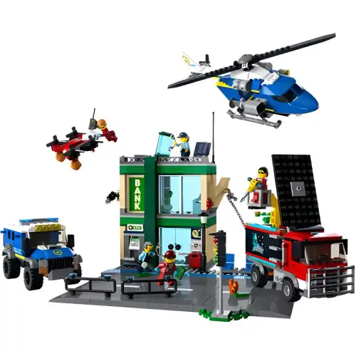 LEGO LEGO City Series Police Bank Chase Plastic Building Blocks 601-1000pcs 60317