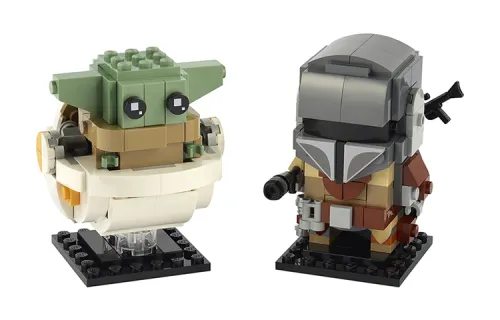 LEGO LEGO Star Wars Series Yoda Master Big Head Boy Mandalorian and Yoda Baby Star Wars Toys Building Blocks 0-300pcs 75317