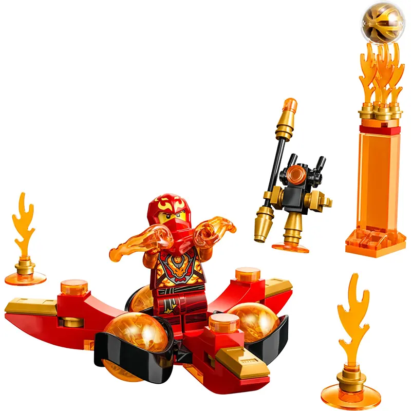 LEGO LEGO Ninjago Series Dragon Power Phantom Flip Niya's Dragon Power Phantom Drift Building Blocks 0-300pcs 71777+71778