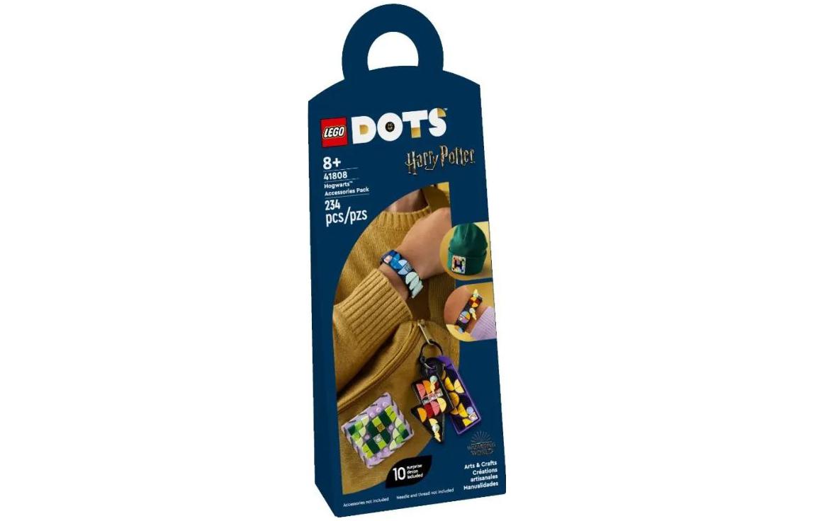 LEGO LEGO DOTS series Harry Potter characters Dot-and-dot series Hogwarts accessory pack building blocks 0-300pcs 41808