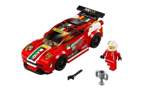 LEGO LEGO Super Racing Series Ferrari Italia GT2 Plastic Building Blocks 458pcs 75908