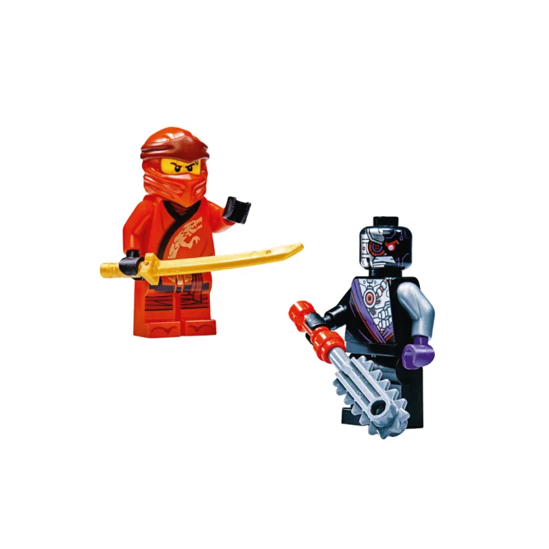 LEGO LEGO NINJAGO Series Kai VS Ninja Robot Minifigure Set (Comes with NINJAGO Classic Legend Special 10 Magazine) Building Blocks 0-300pcs 0-300pcs