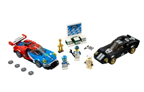 LEGO LEGO Super Racing Series 2016 Ford GT&1966 Ford GT40 Bricks 366 pieces 75881