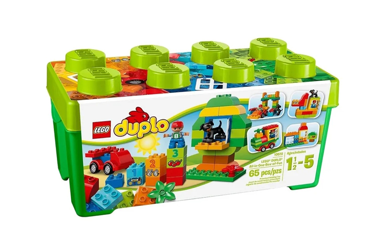 LEGO LEGO Duplo Series All-in-one Fun Bucket Building Blocks 65pcs 10572