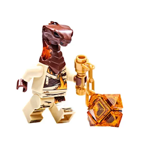 LEGO LEGO Ninjago Series Evil Mummy Flame Viper Kai Smith Minifigure (comes with episode 29 magazine) Nunchuk Building Blocks 0-300pcs 21072010110080