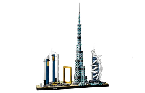 LEGO LEGO Architecture Series Dubai Skyline Plastic Building Blocks 601-1000pcs 21052