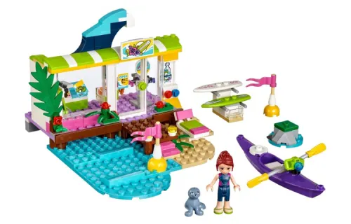 LEGO LEGO Friends Series Heart Lake City Surf Shop Plastic Building Blocks 0-300pcs 41315